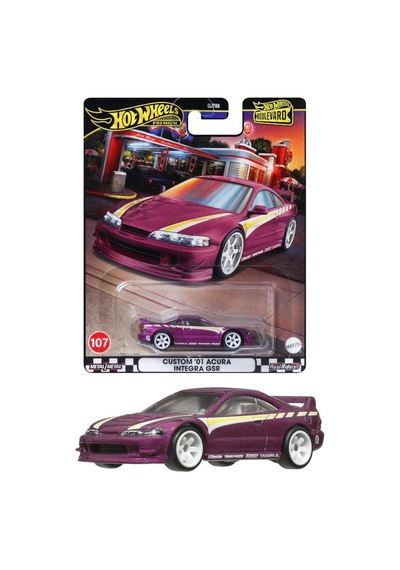 Hot Wheels Boulevard Custom 2001 Acura Integra Gsr Gjt68 Hrt77