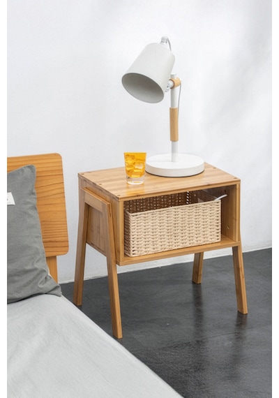 Digithome Bambu Komodin Yan Sehpa - Jwfu-5392 Kahverengi