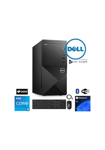 Dell Vostro D46D Core i5 12400 16 GB 256 GB M.2 NVME SSD 24" W11P Masaüstü Bilgisayar