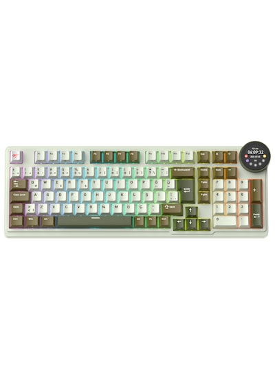 Havit Gamenote Kb923l Pro Tri-mode Kablosuz Mekanik Rgb Oyuncu Klavyesi Lcd Ekranlı