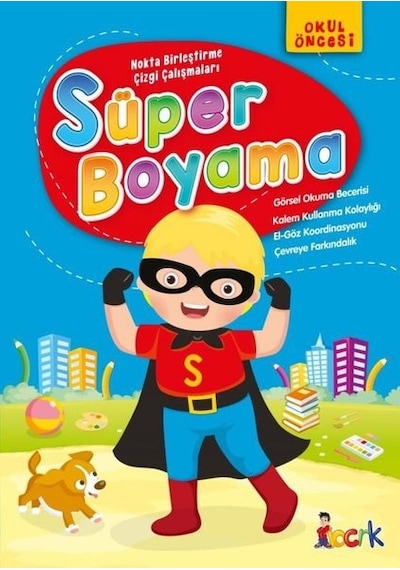 Süper Boyama - Okul Öncesi- Bıcırık Yayınları