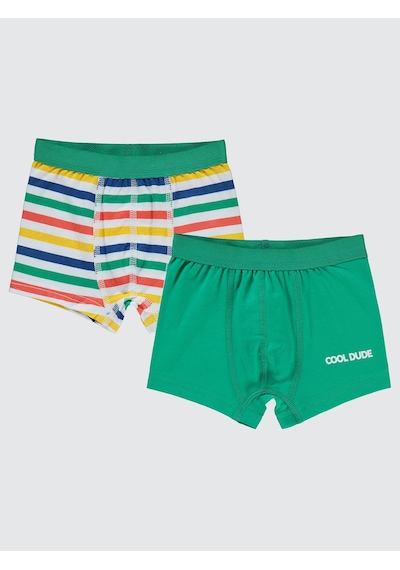 Civil Boys Erkek Çocuk 2'li Boxer Set 2-10 Yaş Standart