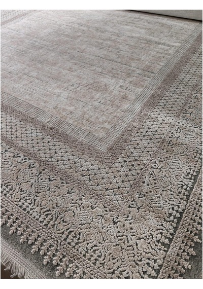 Artemis Halı Barok 02249b Bej Retro Motifli Halı