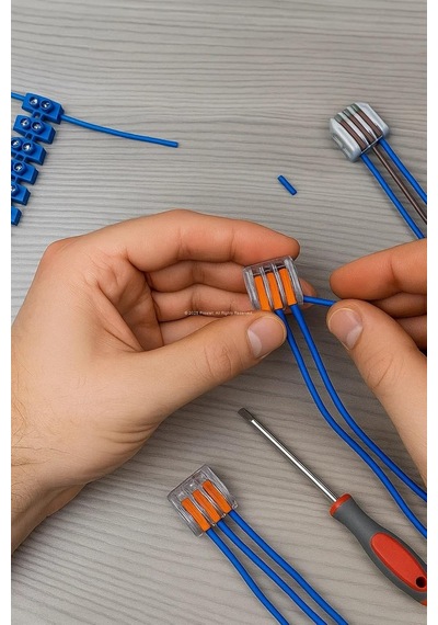 Sıralı Klemens, 12'li, No:1, Yüksek Isıya Dayanıklı, Vidalı Bağlantı, 0.50-4mm² Kablo Uyumu, Pl