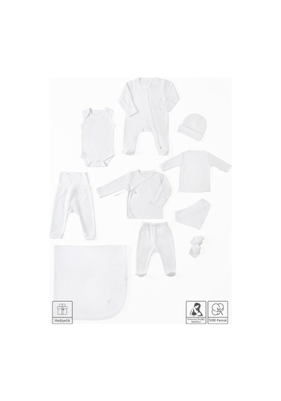 Mama Padre Yenidoğan %100 Pamuk Hastane Çıkış Seti 10 Parça + Emzirme Önlüğü Hediye Mabel Beyaz Renk Beyaz - 860753619 Beyaz Mama Padre Yenidoğan %100 Pamuk Hastane Çıkış Seti 10 Parça + Emzirme Önlüğü Hediye Mabel Beyaz Renk Beyaz - 860753619 Beyaz