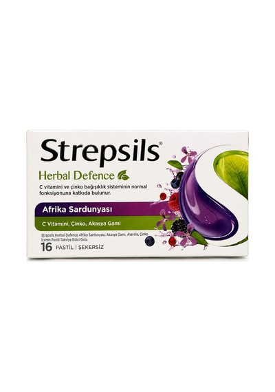 Strepsils Herbal Afrika Sardunyası 16 Pastil