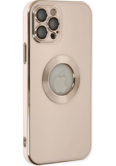 Apple Uyumlu iPhone 12 Pro Max Kılıf Store Silikon Pembe/