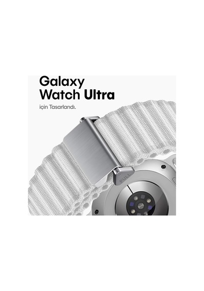 Samsung Galaxy Watch Ultra 47mm İle Uyumlu Delikli Model Trail Loop Yumuşak Ve Hafif Kumaş Kordon Çok Renkli