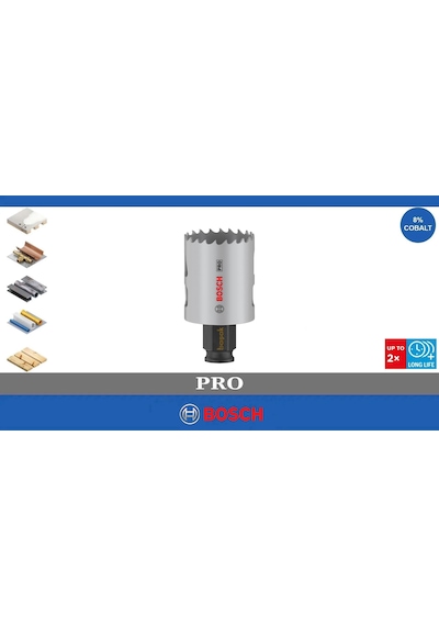 Bosch Pro 40 Mm Pc Delik Testeresi Hss %8 Kobalt 2608594381