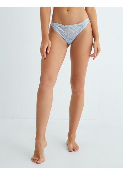 Koton Brief Külot Dantelli Normal Bel Mavi 3slk30161mk 3SLK30161MK651 Mavi