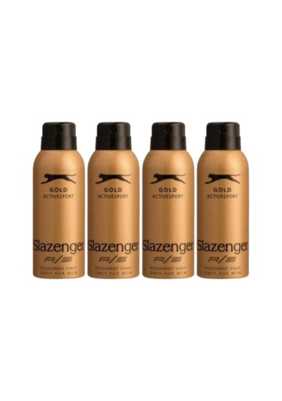 Lexroo Active Sport Gold Deo 150 Ml - Erkek Deodorantı X 4 Adet P04705