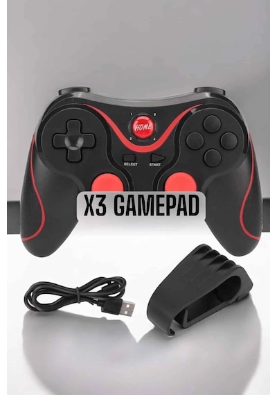 Mey İthalat X3 Gamepad Oyun Kolu Bluetooth Bağlantılı Gamestick Android Uyumlu 64014915