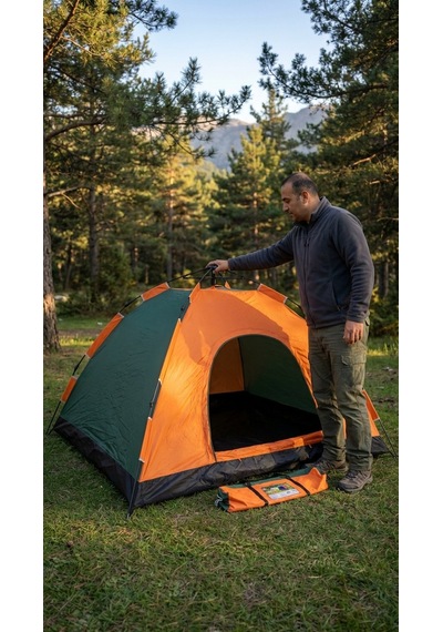 Özel Seri Tatil Malzemesi Keşif Kamp Çadırı 8 Kişilik 250x250x165 Cm Çok Renkli