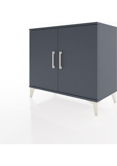 Hyperion Şifonyer 2 Kapaklı 88x44x80 Antrasit-antrasit Antrasit