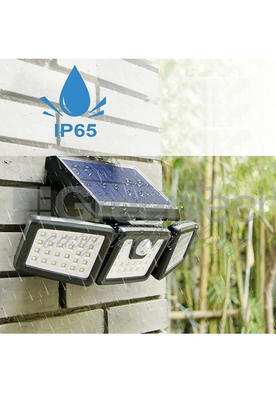 Güneş Enerjili Hareket Sensörlü 3 Taraflı Led Aydınlatma/gt-sl07