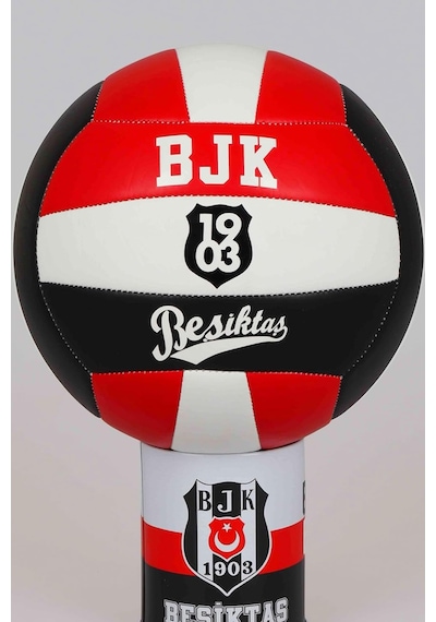 Dekomus İle Bjk 1903 Voleybol Topu, Siyah-kırmızı-beyaz, Lisanslı Kulüp Temalı, Özel Tasarım