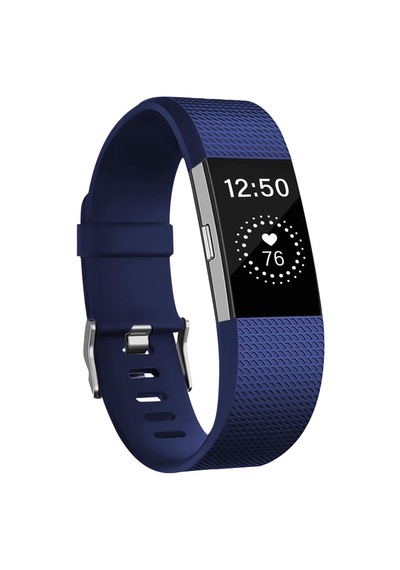Fitbit Charge 2 İçin Kordon, Silicone Sport Band Mor