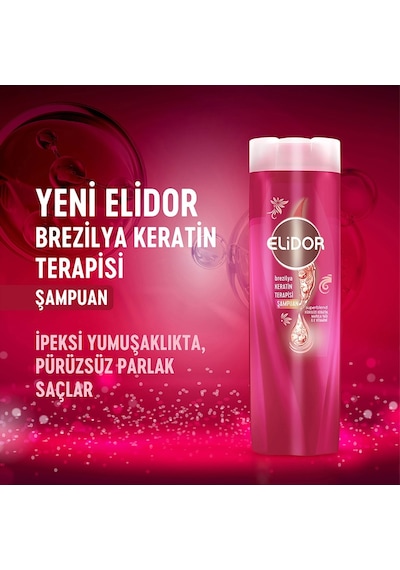 Elidor Brezilya Keratin Terapisi Şampuan 3 x 400 ML