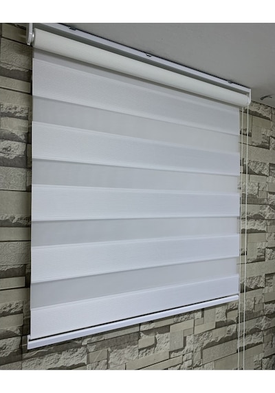 Beyaz Renk Mini Plise Desenli Zebra Stor Perde Tüm Ölçülerde (481204640) Beyaz Renk Mini Plise Desenli Zebra Stor Perde Tüm Ölçülerde (481204640)