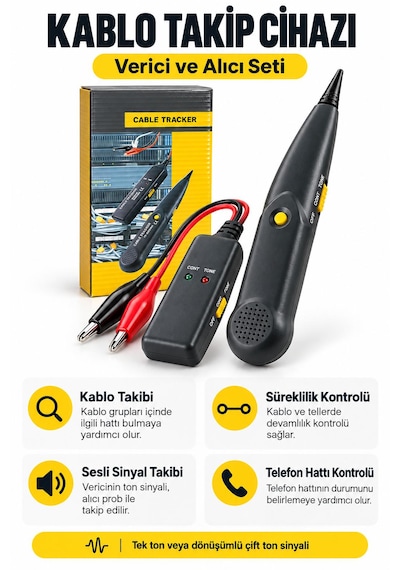 Kablo Takip Ve Süreklilik Test Cihazı Verici Ve Alıcı Seti Bilibili