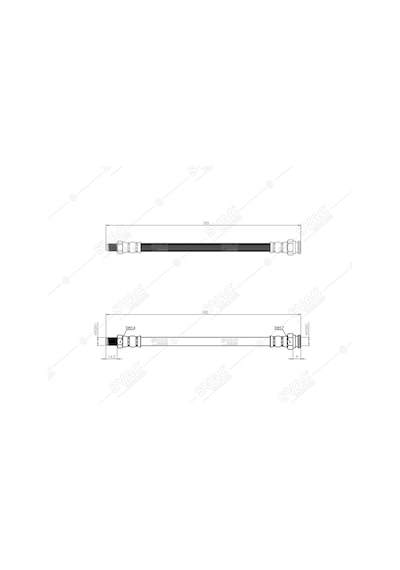 SVAC 90-167 Arka Fren Hortumu Ducato Boxer II Jumper