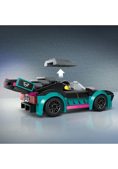 LEGO® City Yarış Arabası ve Araba Taşıyıcı Kamyon 60406 6+ Yaratıcı Oyuncak Yapım Seti - 328 Parça