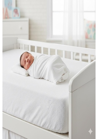 Oznhome Bebek Alezi Anne Yanı Yatak Alezi   Pamuk 70 x 110