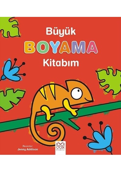 Büyük Boyama Kitabım- 1001 Çiçek