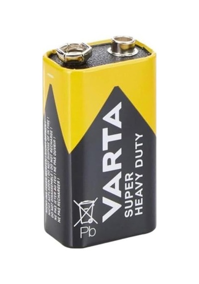 Varta Super Heavy Duty 9v Pil - 4'lü Ekonomik Paket