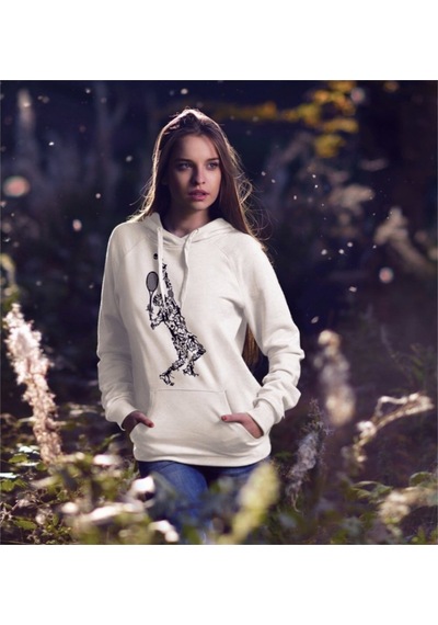 Pisa Art Servisi Iyi Olanlara Özel Beyaz Kapüşonlu Unisex Sweatshirt Hrmsw002 Beyaz