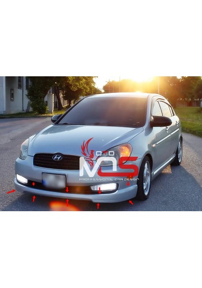 Hyundai Accent Era Ön Tampon Eki Fiberglass Boyasız