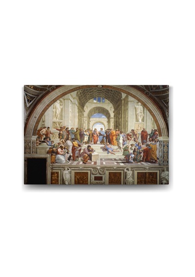 Raffaello Sanzio - Atina Okulu Tablosu - 60x40cm Sku: Zeus8690010170903