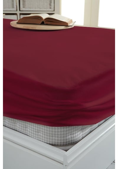 Decovilla Ruby Kırmızı Renkli Micro Fitted Sıvı Geçirmez Alez
