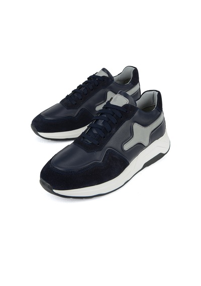 Ziya Erkek Hakiki Deri Günlük Sneaker 161983zsy810 Lacivert 161983zsy810 200 40