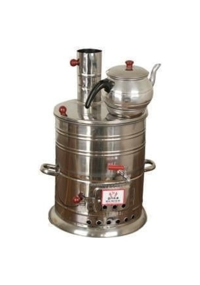 Anka Odunlu 1demlikli 5 Litre Paslanmaz Semaver