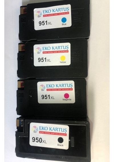 Hp Officejet Pro 8625 E-All-In-One 4 Renk Takım Uyumlu Kartuş,