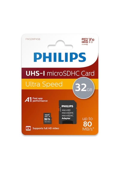 Lexroo Ultra Speed Micro Sdhc Card 32 Gb + Sd Adaptör Uhs-ı U1, 80 Mb/s'ye Kadar Okuma Hızı