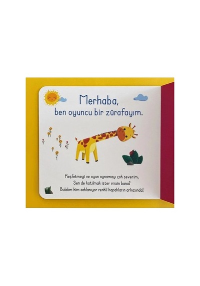 Eğlenceli Bebek Kitabı - Zürafa İle Oyun
