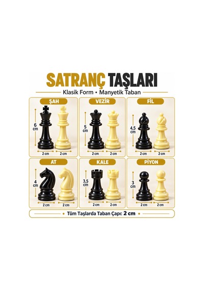 Manyetik Katlanabilir Satranç Takımı 30x30cm Taşınabilir Seyahat Okul Hobi Oyunu Satranç Seti Hediye