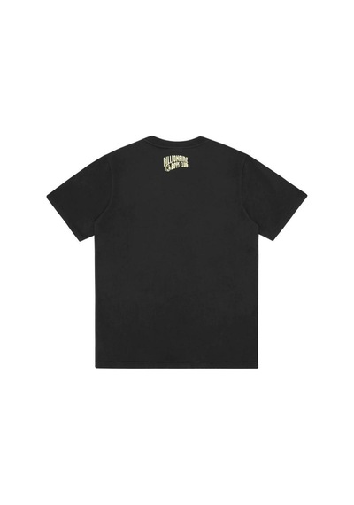 Flood Of Style Unisex Siyah Bıllıonarıe Baskılı Bisiklet Yaka Tshirt