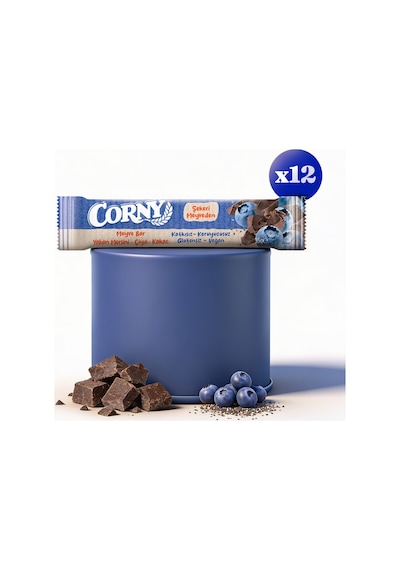 Corny Kuruyemiş Ve Meyve Bar Yaban Mersini -chia-kakao 35 Gr X12l