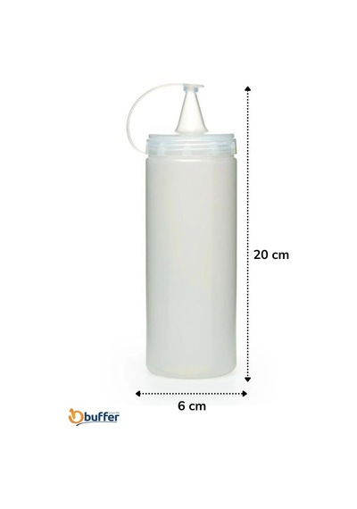 Biishe Şeffaf Kapaklı Sızdırmaz Yağlık Sosluk Şişesi Plastik Yağdanlık 400 Ml Ap-9028 Çok Renkli 65289886