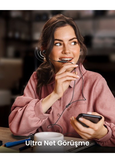 Ugreen Kablolu Kulak İçi Kulaklık Usb-c Uçlu, Siyah, 30638 -