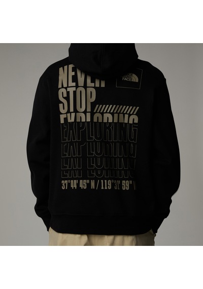 The North Face Coordinates Relaxed Erkek Kapüşonlu Sweatshirt-32313 siyah