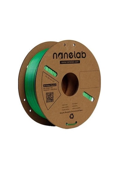 Nanelab Çift Renkli Silk Pla Filament - Yeşil-mavi - 1.75mm - 1kg