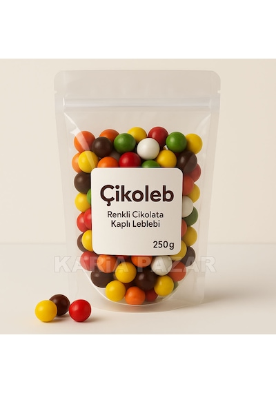 Çikoleb 250 G Renkli Çikolata Kaplı Leblebi