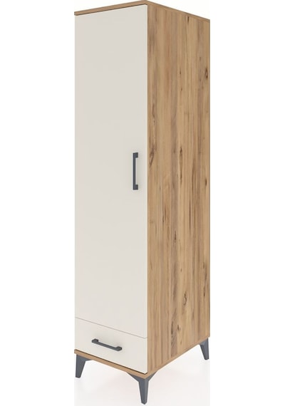Kronos Dolap 2 Raflı Tek Çekmeceli Tek Askılı 44x59x182 Çam-a... Çam Kronos Dolap 2 Raflı Tek Çekmeceli Tek Askılı 44x59x182 Çam-a... Çam
