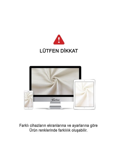 Çizgili Saten 2'li Yastık Kılıfı Ekru