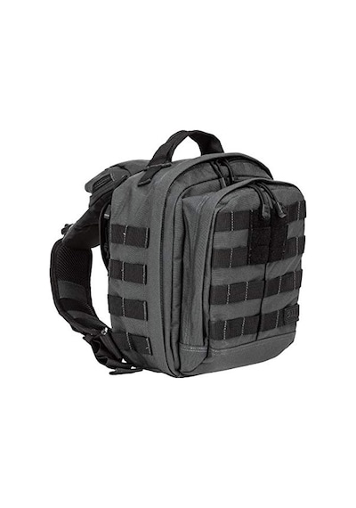 571 Collections Taktik Rush Moab 6 Sling Pack Postacı Çantası, Suya Dayanıklı, Özelleştirilebilir Askı Çantası, Stil 56963 Açık Altın