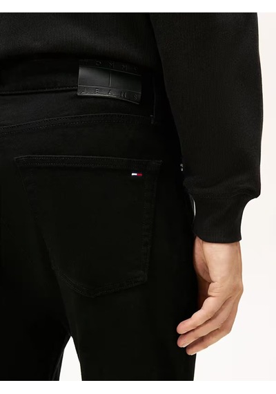 Tommy Hilfiger Dm0dm22573 Ryan Slim Str Erkek Denim Pantolon Siyah
